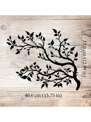 3pcs Black Metal Wall Art Decor Tree Of Life Metal Tree Wall Art Tree Sign Metal Wall Decoration Housewarming Hanging Wall Art