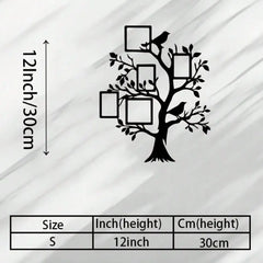 3pcs Black Metal Wall Art Decor Tree Of Life Metal Tree Wall Art Tree Sign Metal Wall Decoration Housewarming Hanging Wall Art