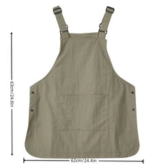 Japanese Waterproof Outdoor Barber, Coffee Shop, Catering Workwear Apron, Unisex Household Kitchen Workwear