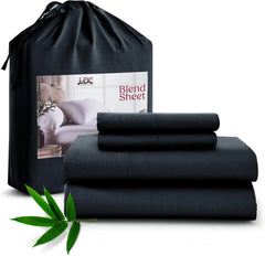 Lux Decor Bedsheet Set, Rayon Derived from Bamboo, Breathable & Soft, Hotel Luxury Silky Bedding