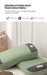 Sobakawa Traditional Buckwheat Standard Size Pillow Organic Cotton with Natural Technology for Cool Sleep Bed Sleep Pillow