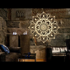 Metal Wall Art Moroccan Decoration to Enhance Your Living Room with Indian and Mandala Design Stylish Home Accent Piece