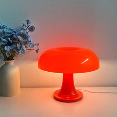 Led Mushroom Table Lamp, Modern Minimalist Desk Lamp, USB Powered, Three-Color Dimming, Suitable for Hotel and Bedroom Lighting.