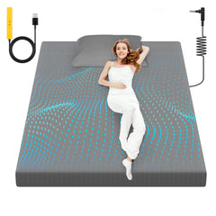 HLLBLL Grounding Sheet, 90% Organic Cotton+10% Pure Silver Organic Fitted Grounded Sheet for Improved Sleep