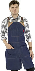 Unisex Floral Work Apron – Custom Logo