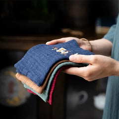 Durable Cotton Tea Cloth Lightweight Easy To Clean Cleaning Rag High-class