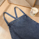 Adjustable Strap Denim Apron