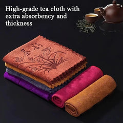 30*30cm Absorbent Thick Tea Towel, Professional Tea Table Cloth, Super Absorbent