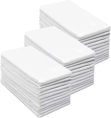 10Pcs, Simple White 100% Soft Absorbent Cotton Napkins, Bar Towels, Cooking and Baking Tea Towels, Dish Towels