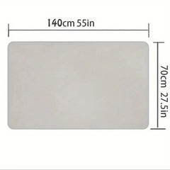 3PCS Large Bath Towels Set Grey Adult Coral Velvet Bathroom Absorbent