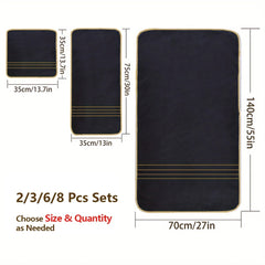 Luxury Gold Stripe Bath Towels