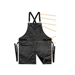 Unisex Floral Work Apron – Custom Logo