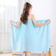 Womens Bath Towels Girls Wearable 135*80cm Fast Drying Bathing Beach
