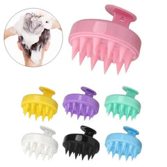 Soft Silicone Body Scrubber Back Brush Bath Shower Brush with Handle