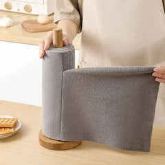 Reusable Cleaning Wipe Household Kitchen Cloth Microfiber Towel Rolls Dish