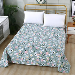 Thick Cotton Flat Sheet Printing High Quality Bed Sheet Various Sizes