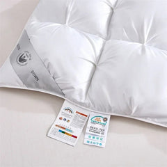 100% White Goose Down Quilt Winter Warm Feather Duvet Queen King Cozy