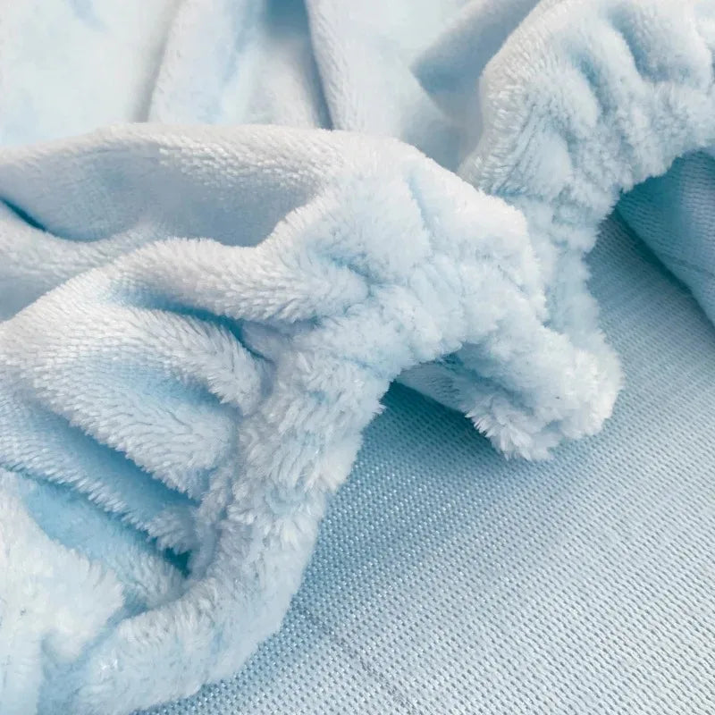 Autumn Winter Warm Fitted Bed Sheet Flannel Soft Comfortable Queen Bed Sheets Thicked Coral Fleece Mattress Cover Plush Bedsheet