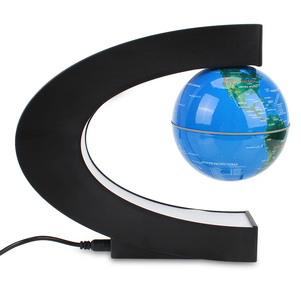 Floating Magnetic Levitation Globe LED World Map Electronic Antigravity Lamp Novelty Ball Light Home Decoration Birthday Gifts