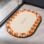 Diatomite Bath Mats Bathroom Absorbent Anti Slip Floor Mat Foot Carpet Quick Dry Shower Toilet Rug Doormat Washable