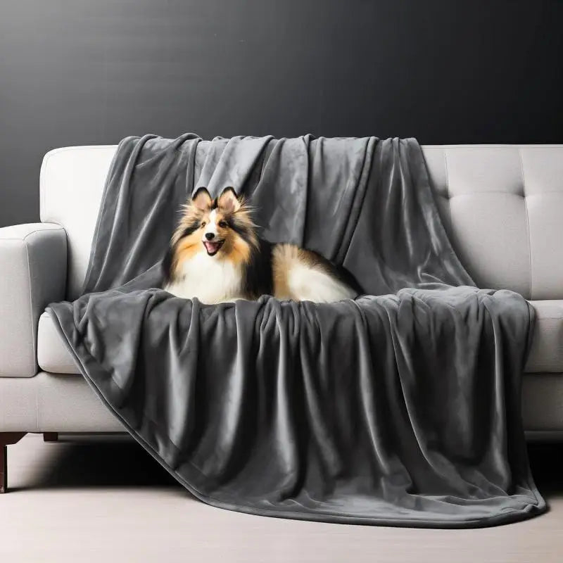 Waterproof Blanket for Bed Sofa Couch, Water Resistant Blanket，Reversible Leakproof Bed Cover for Adults Elderly Pets