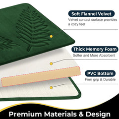 Fashion Bath Rug Soft Non-Slip Quick Dry Bath Mat Absorbent floor mat bathroom mat Machine Washable Shower Anti-slip Carpet