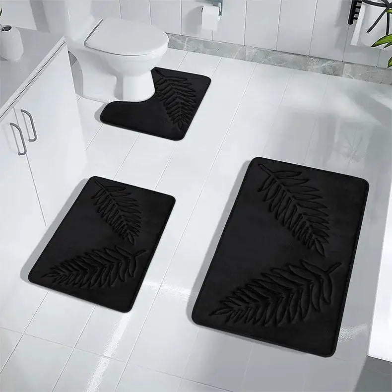 Fashion Bath Rug Soft Non-Slip Quick Dry Bath Mat Absorbent floor mat bathroom mat Machine Washable Shower Anti-slip Carpet