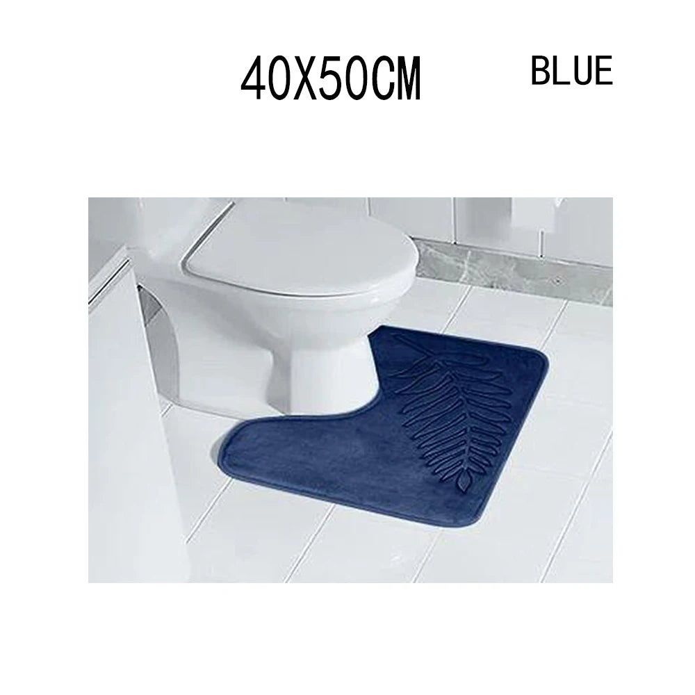 Fashion Bath Rug Soft Non-Slip Quick Dry Bath Mat Absorbent floor mat bathroom mat Machine Washable Shower Anti-slip Carpet