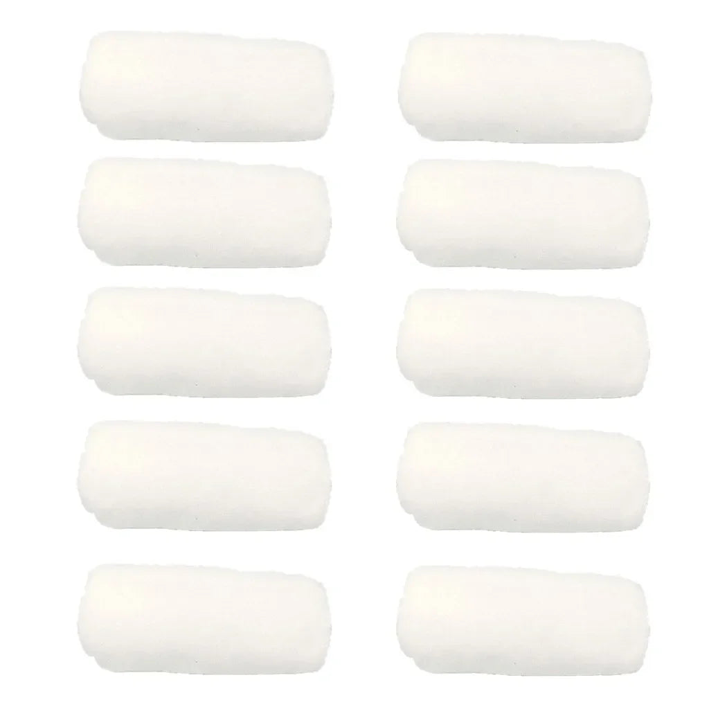 10pc White Soft Microfiber Fabric Face Towel Hotel Bath Towel Wash Cloths Hand Towels Portable Multifunctional Cleaning Towel