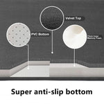 3D Non Slip Bathroom Mat Cobblestone Embossed Bath Mats Absorbent Doormat Carpet Door Floor Mats Machine Washable Quick Drying