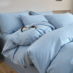 3pcs 100% Egyptian Cotton Duvet Cover Set 1pc Duvet Cover and 2pcs Pillowcases 150*200/220*220cm Single/double Queen King Size
