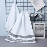 2pcs Green Christmas Cotton Bath Towels Set Hotel Bathroom Towels For Adult Quick-Dry Thicken Face Bath Towels 34x74cm 70x140cm