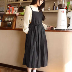 Long Lightweight Waterproof Apron with Pockets for Beauty Salon Nail Oil-proof Pleated Women's Kitchen Apron Anti-hair Pet Apron