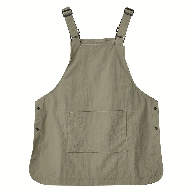 Japanese Waterproof Outdoor Barber, Coffee Shop, Catering Workwear Apron, Unisex Household Kitchen Workwear
