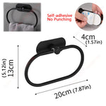 Adhesive Bathroom Hardware Accessories Towel Rack Toilet Paper Dispenser Holder Wall Coat Hooks Towel Rail Ring Roll Hanger Set