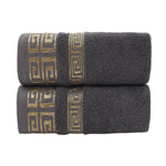 2pcs Green Christmas Cotton Bath Towels Set Hotel Bathroom Towels For Adult Quick-Dry Thicken Face Bath Towels 34x74cm 70x140cm