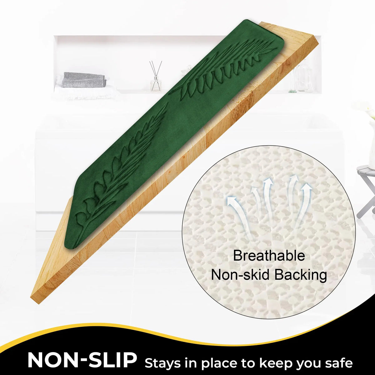 Fashion Bath Rug Soft Non-Slip Quick Dry Bath Mat Absorbent floor mat bathroom mat Machine Washable Shower Anti-slip Carpet