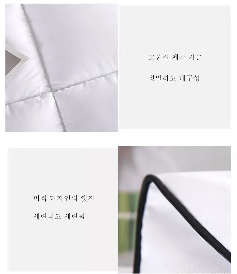 Hotel Style Comforter Queen King Lightweight Fluffy Comfortable and Breathable Soft Winter Quilt Very Warm 220x240 Quilts Blanke