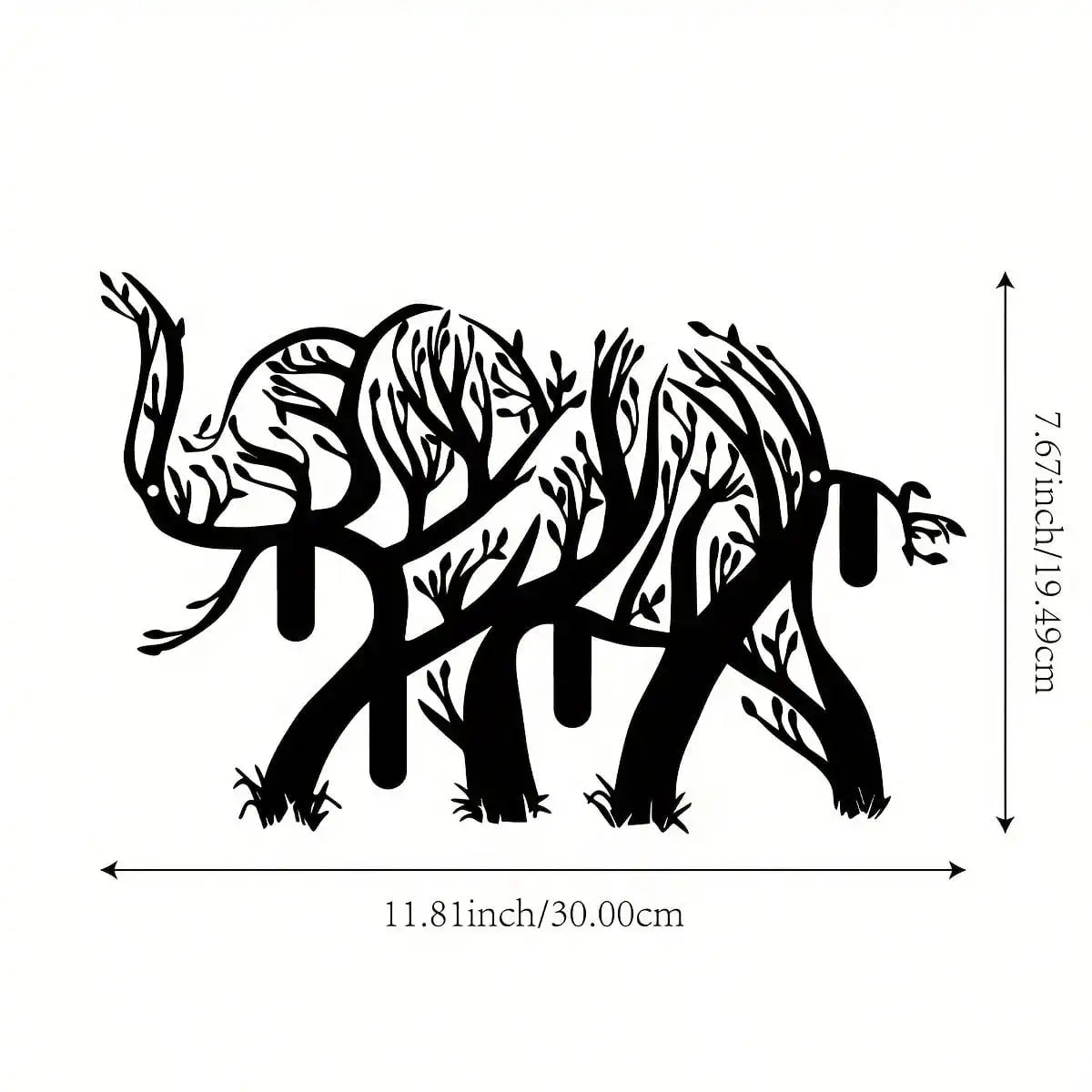 3pcs Black Metal Wall Art Decor Tree Of Life Metal Tree Wall Art Tree Sign Metal Wall Decoration Housewarming Hanging Wall Art