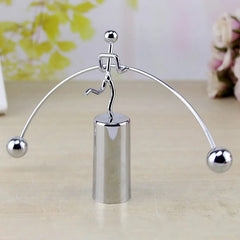 1pc-Creative balance ball swing weightlifting small iron man does not fall the small man decoration tumbler fun ornaments