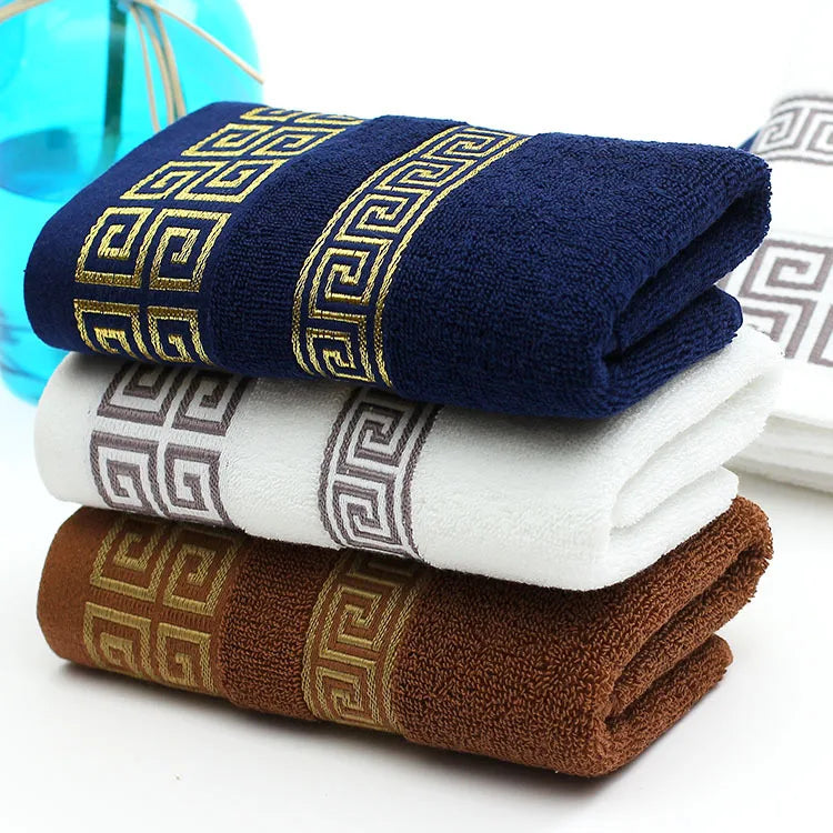 1/4/6pcs Black Cotton Towels 34x74cm 70x140cm Embroidered Hotel Quality Bath Towel for Adults Christmas Gift Thicken Face Towels