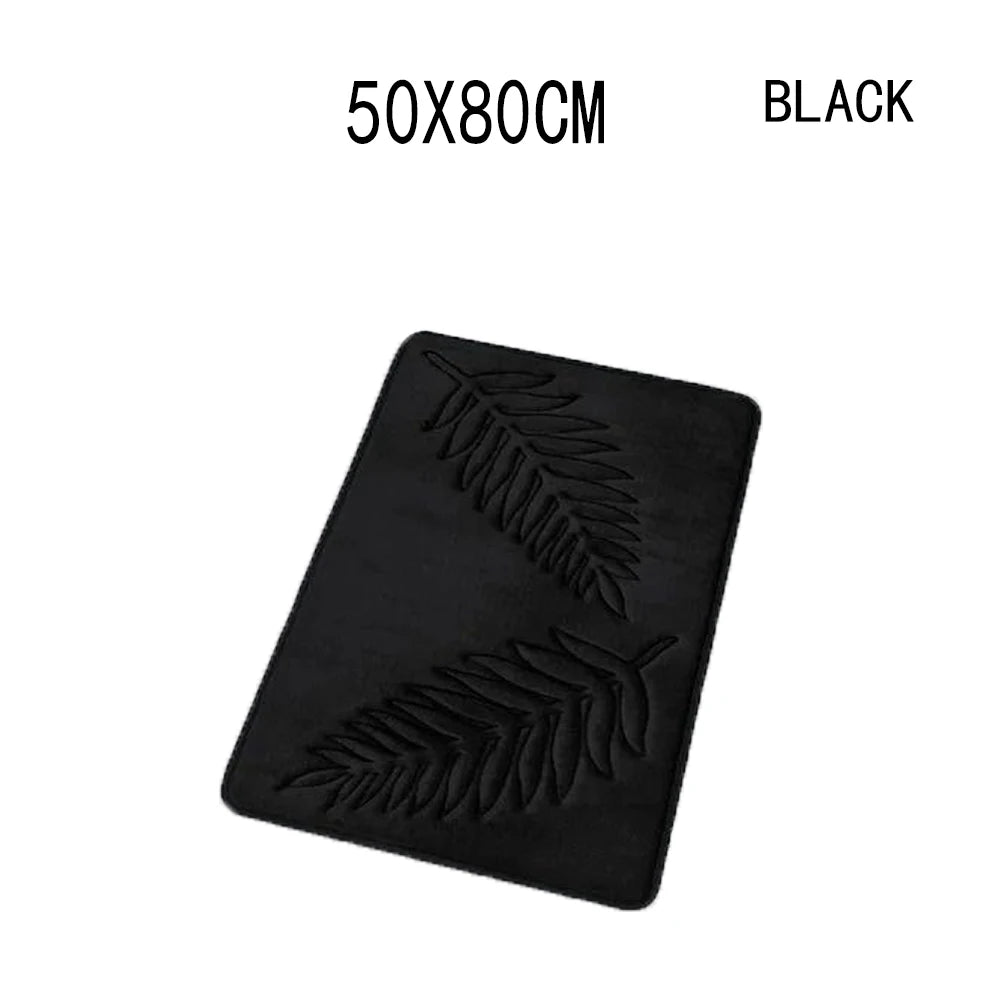 Fashion Bath Rug Soft Non-Slip Quick Dry Bath Mat Absorbent floor mat bathroom mat Machine Washable Shower Anti-slip Carpet