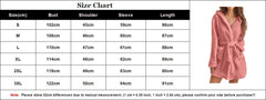 Autumn Winter Women Sexy Bath Robe Fluffy Plush Pyjamas Ladies Hooded Dressing Solid Color Gown Warm Bathrobe Female Loungewear