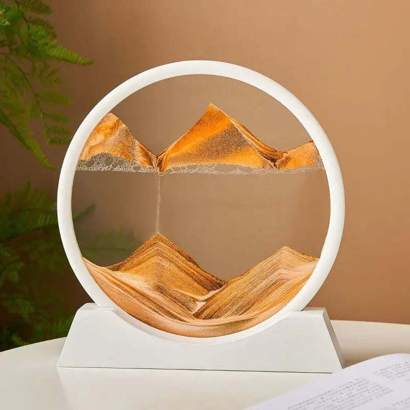 3D Quicksand Painting Ornament Living Room Light Luxury Small Ornament Small Cute Wine Cabinet High Sense Ins Wind Home