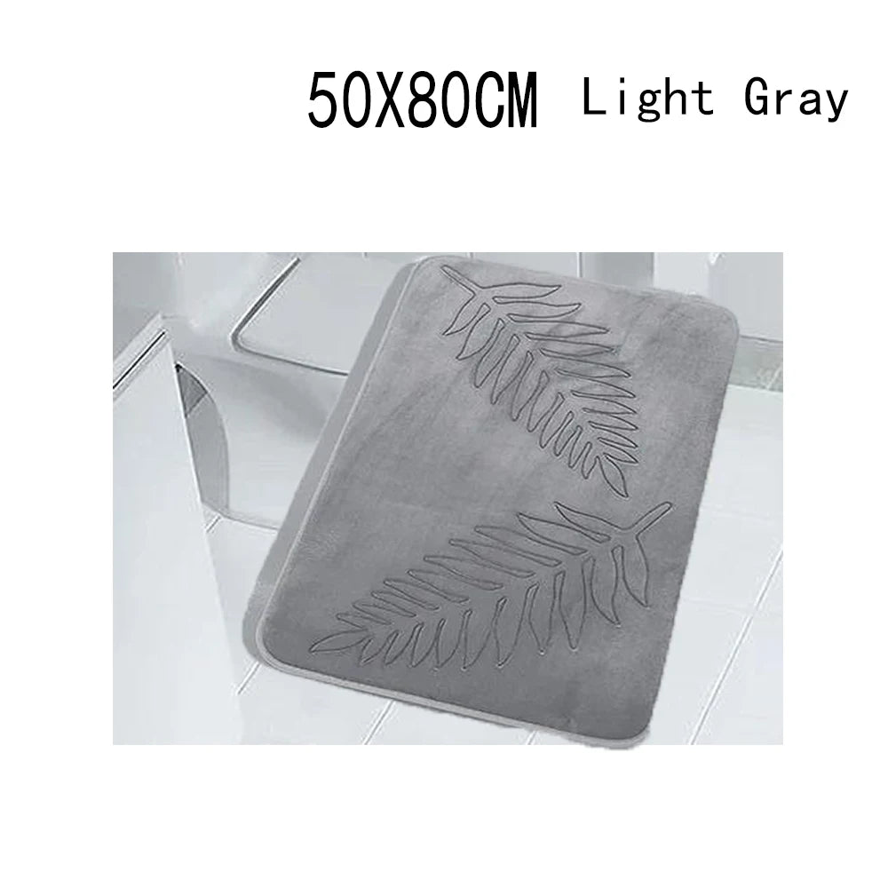 Fashion Bath Rug Soft Non-Slip Quick Dry Bath Mat Absorbent floor mat bathroom mat Machine Washable Shower Anti-slip Carpet
