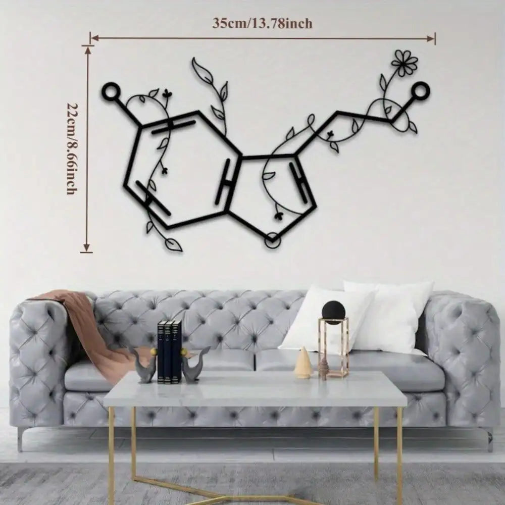 3pcs Black Metal Wall Art Decor Tree Of Life Metal Tree Wall Art Tree Sign Metal Wall Decoration Housewarming Hanging Wall Art