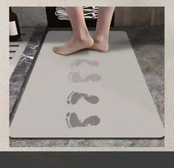 VIKAMA 1/2PC Wabi-Sabi Kitchen Floor Mat Non-Slip And Oil Resistant Carpet Diatomaceous Mud Absorbent Foot Mat Home Decoration