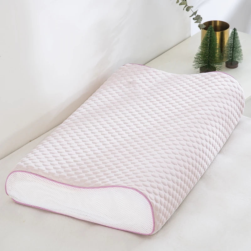 Summer Ice Silk Latex Pillowcase Bean Memory Single 30x50 Children's Pillow Core Case 40x60 Breathable Pair Bidirectional Use