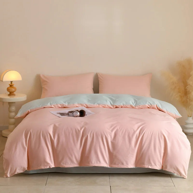3pcs 100% Egyptian Cotton Duvet Cover Set 1pc Duvet Cover and 2pcs Pillowcases 150*200/220*220cm Single/double Queen King Size