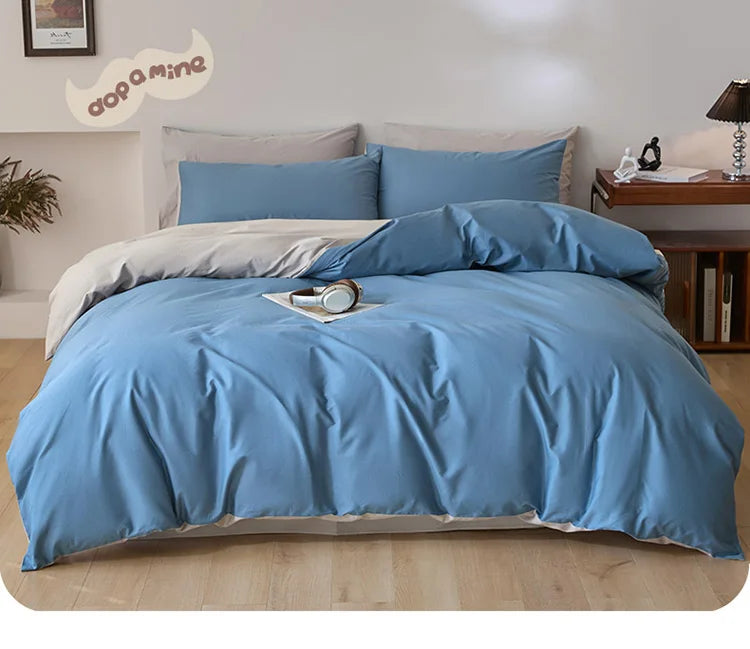 3pcs 100% Egyptian Cotton Duvet Cover Set 1pc Duvet Cover and 2pcs Pillowcases 150*200/220*220cm Single/double Queen King Size